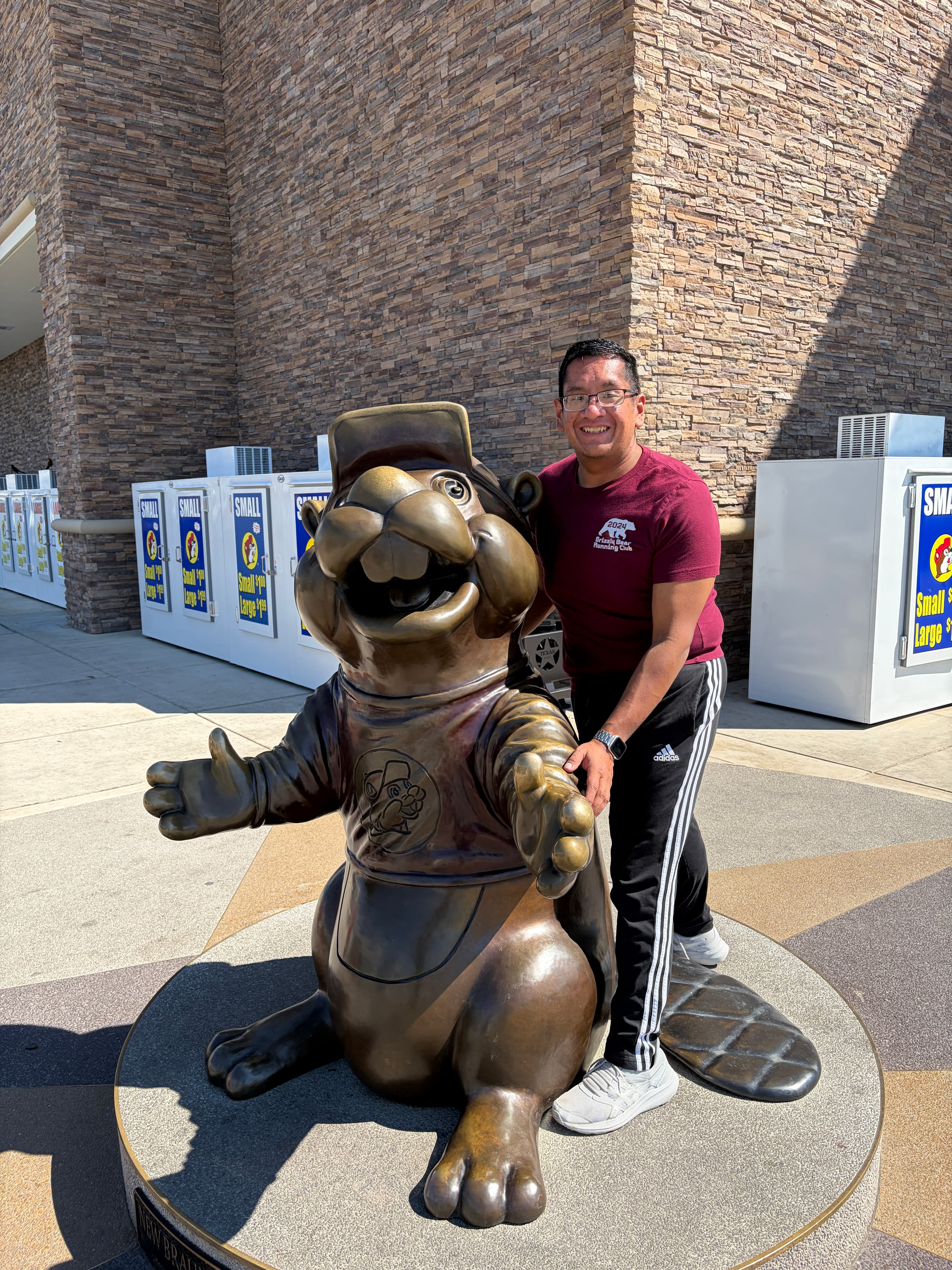 Johny and friends celebrating the Austin Marathon finish