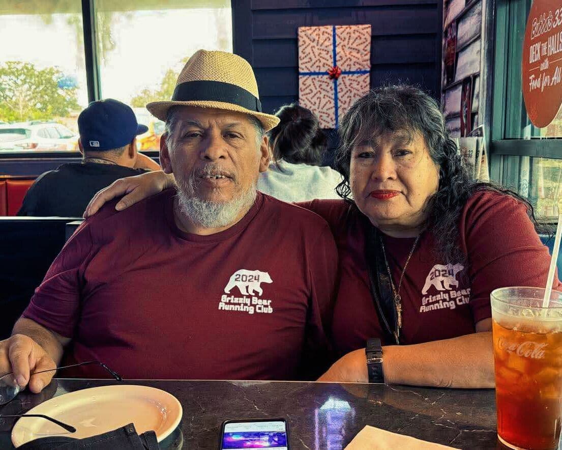 Group photo from a community run