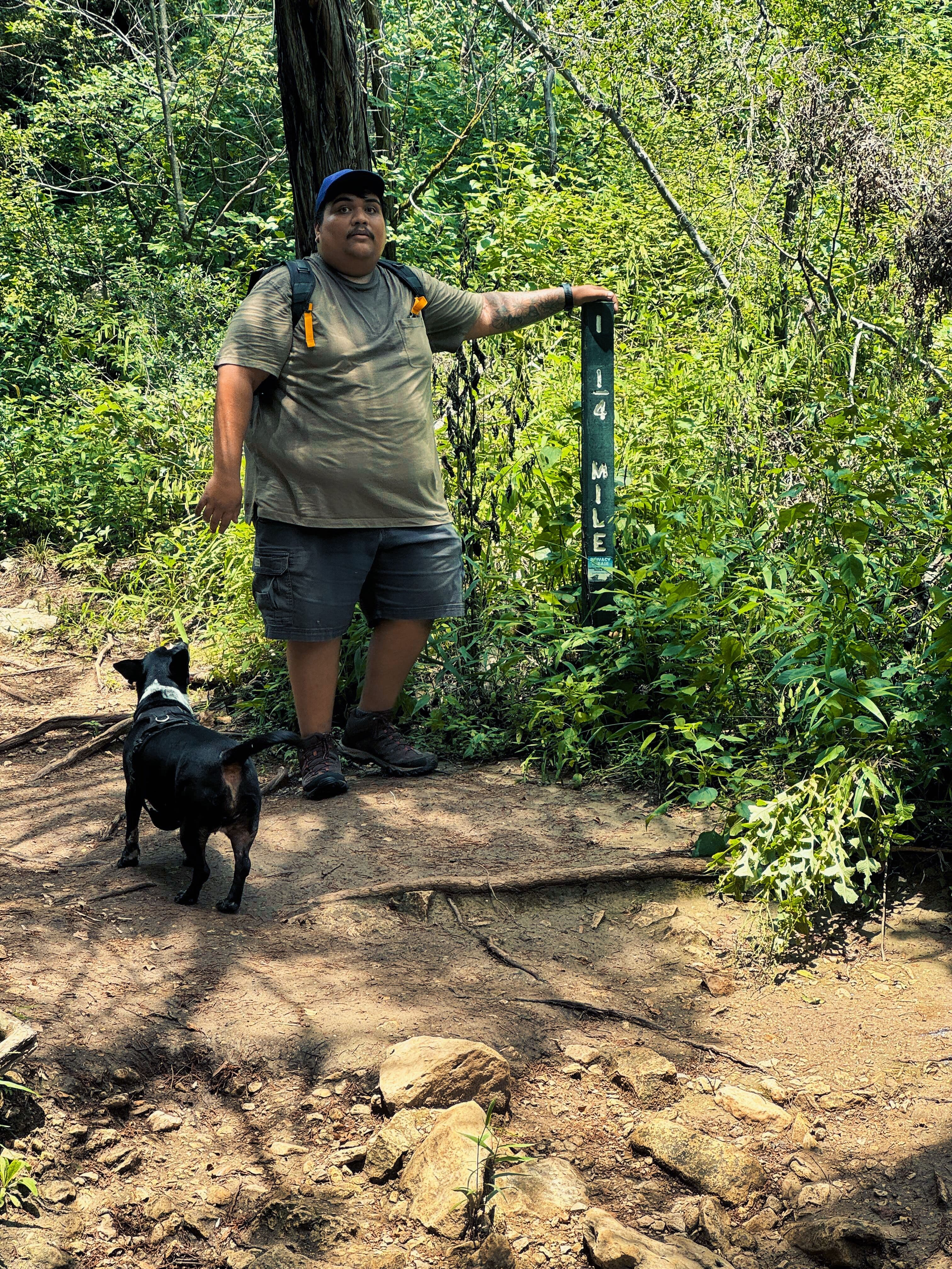 Two runners enjoying a woodland trail