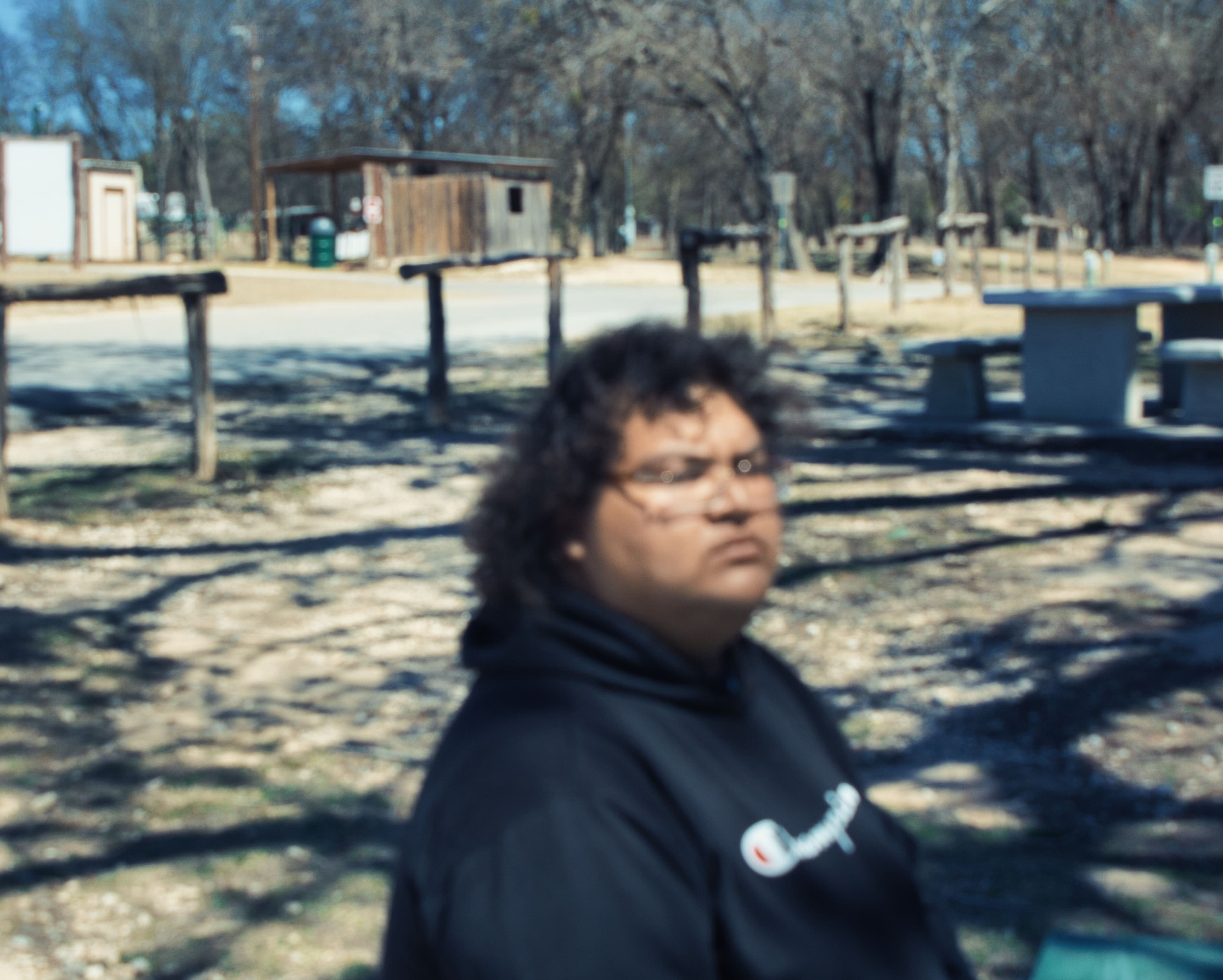 Close-up portrait of a young runner
