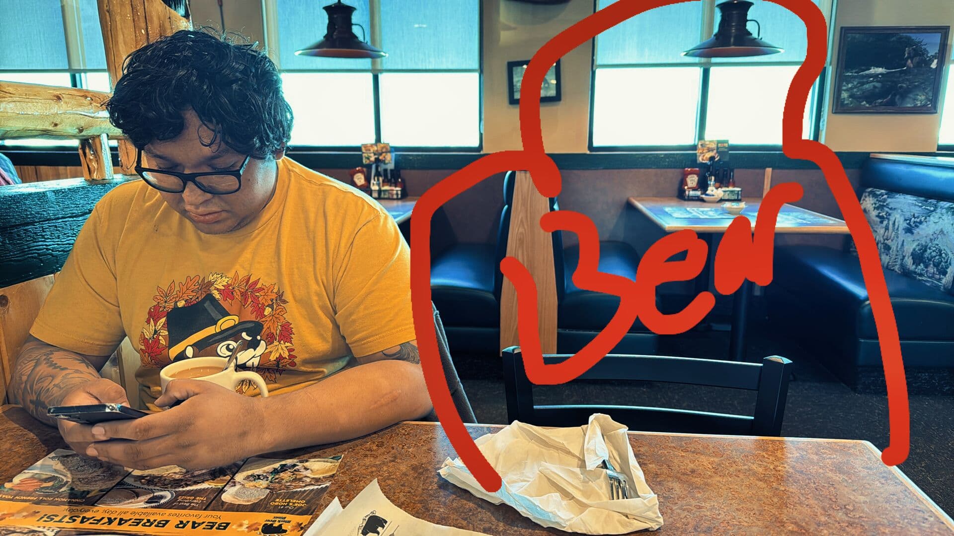 Community run candid moment