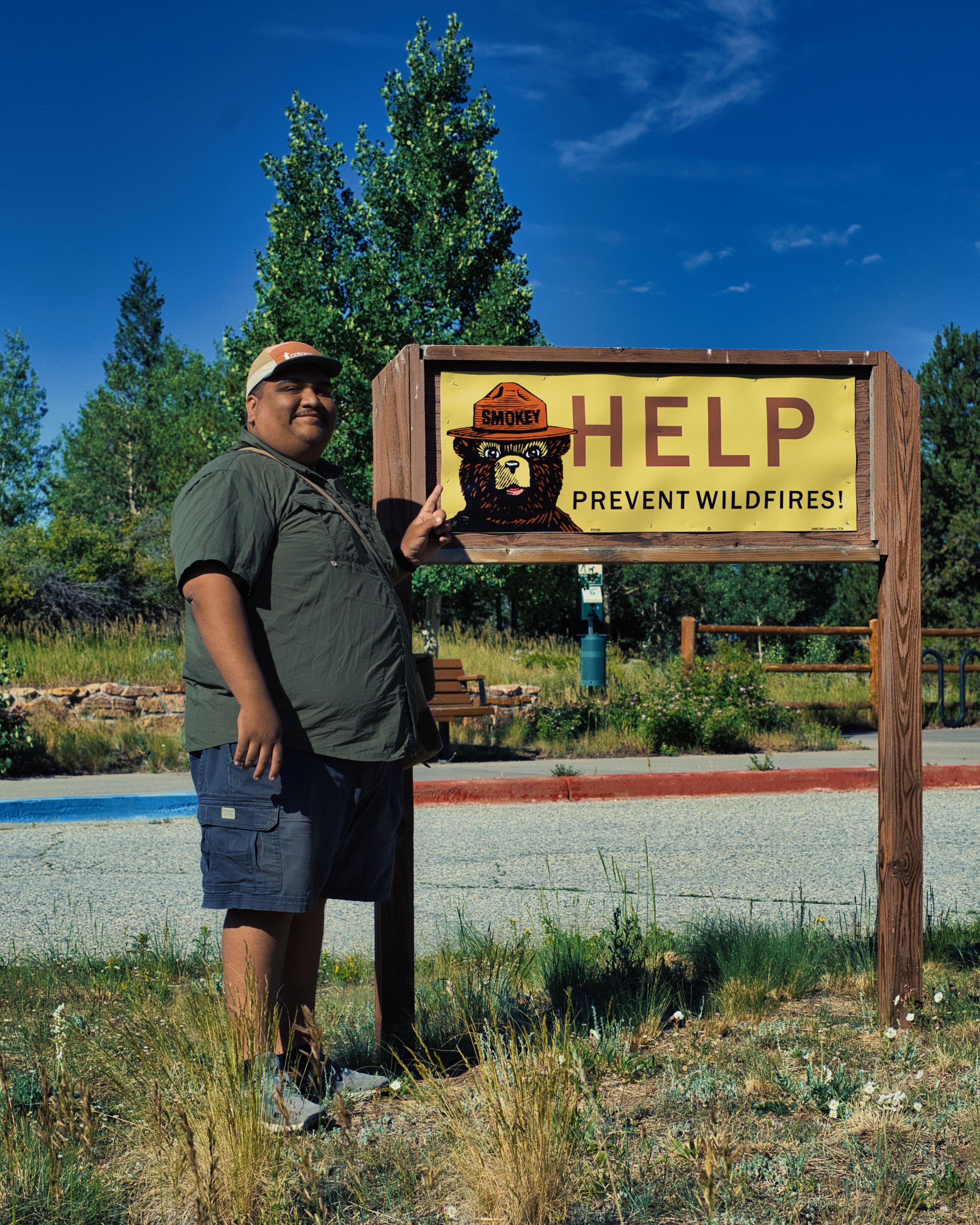 Scenic trail with a lone tree and open sky
